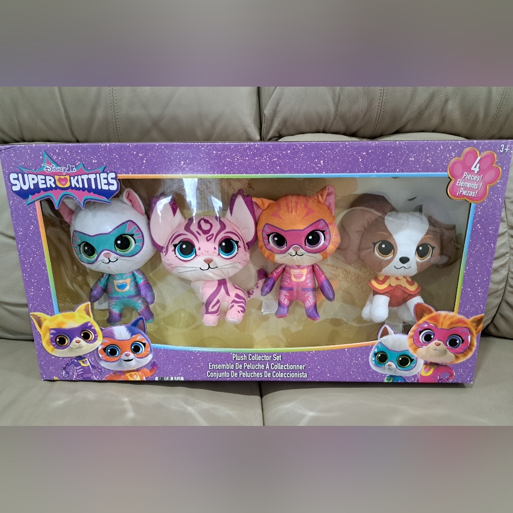 Super Kitties Plush Figure Mr. Puppypaws Willa Disney Toy 7” - NEW & SEALED